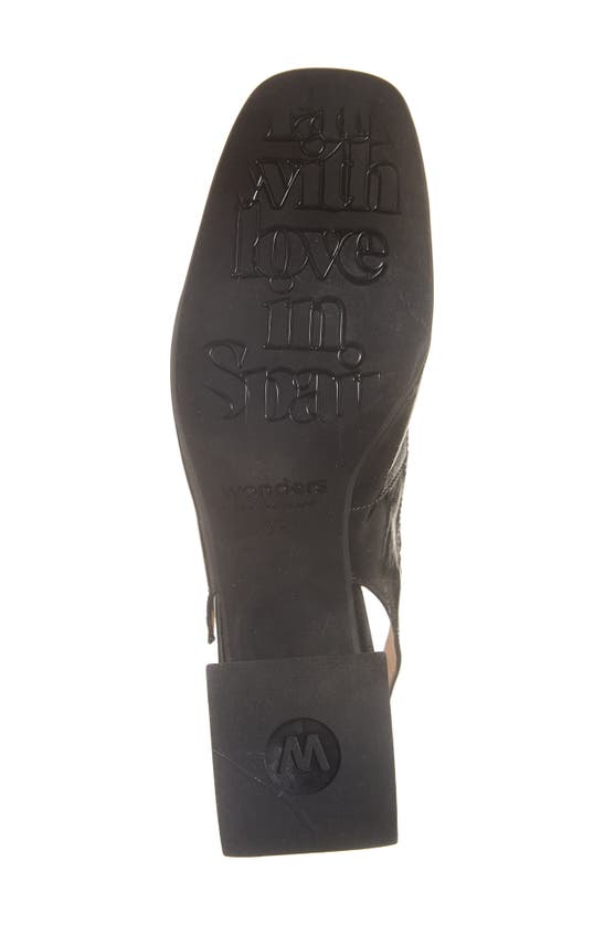 Wonders Menorca Slingback Mary Jane Pump In Menorca Black