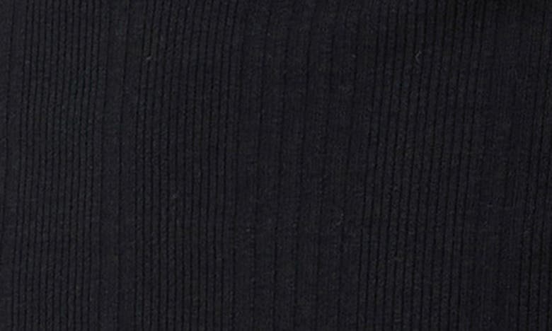Shop Cotton On The One Variegated Rib T-shirt In Black