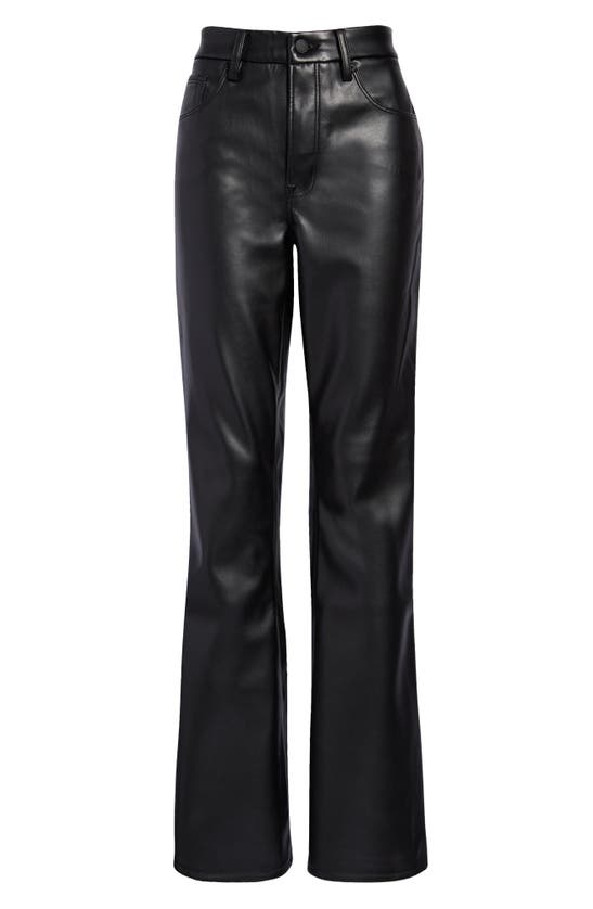 Shop Good American Good Legs Flare Pants In Black001