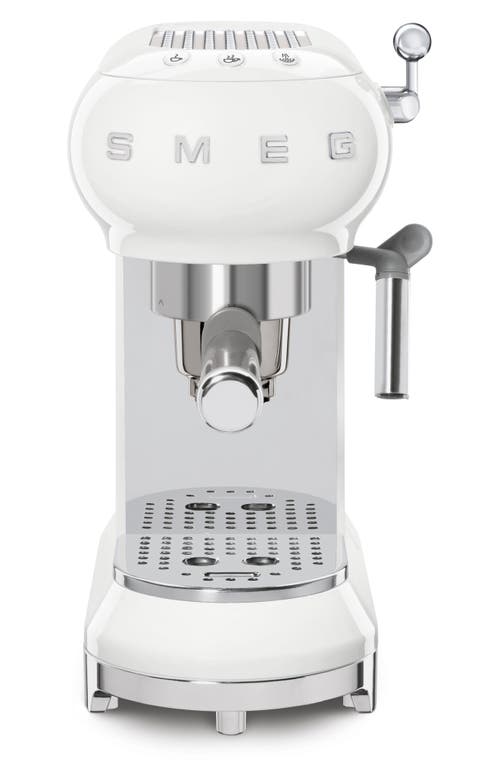 Smeg '50s Retro Style Espresso Coffee Machine In Gray