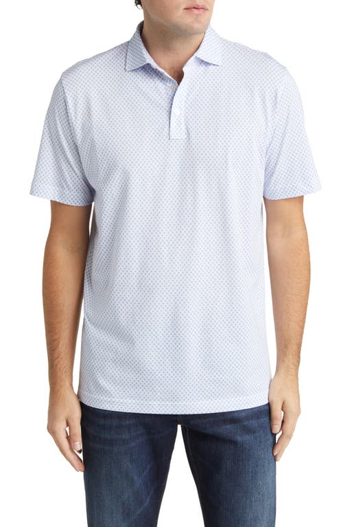 Peter Millar Pilot Mill Sip & Splice Polo in Navy/Palmer Pink at Nordstrom, Size Small
