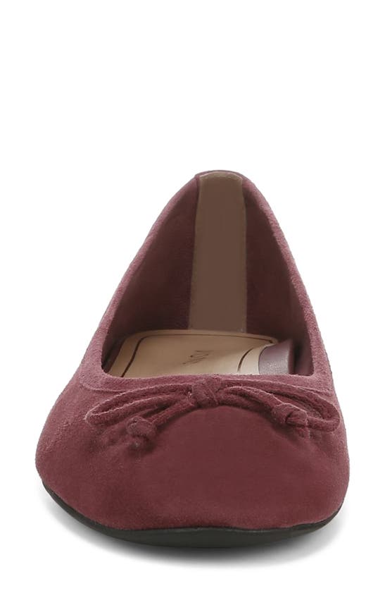 Vionic Callisto Suede Ballet Flat In Shiraz