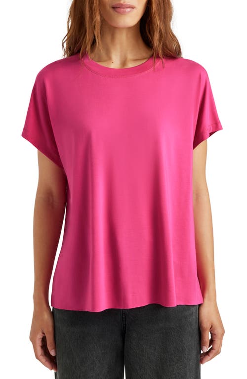 Splendid Tyra Dolman Sleeve Tencel® T-Shirt in Fuchsia 