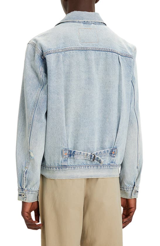 Shop Levi's Type I Denim Trucker Jacket In Light Indigo Worn In