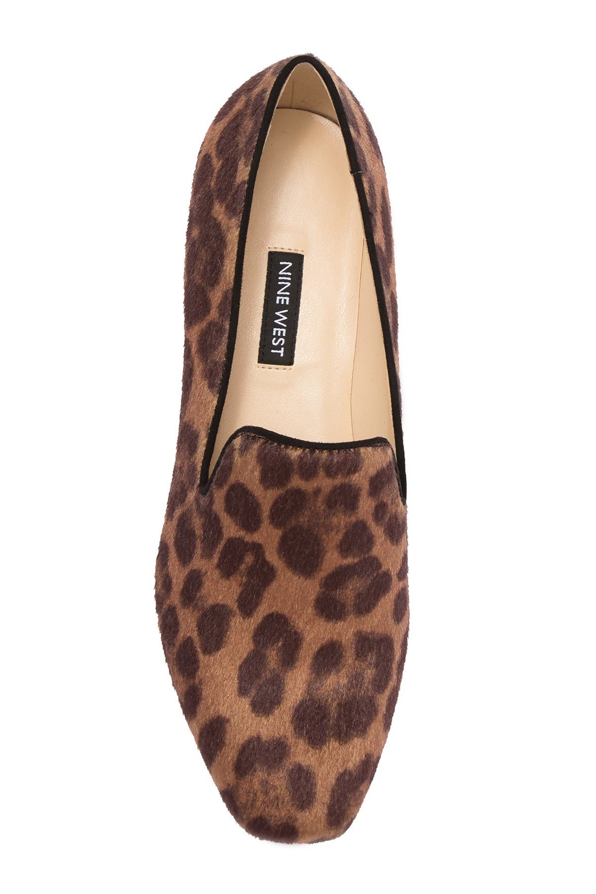 nine west cheetah flats