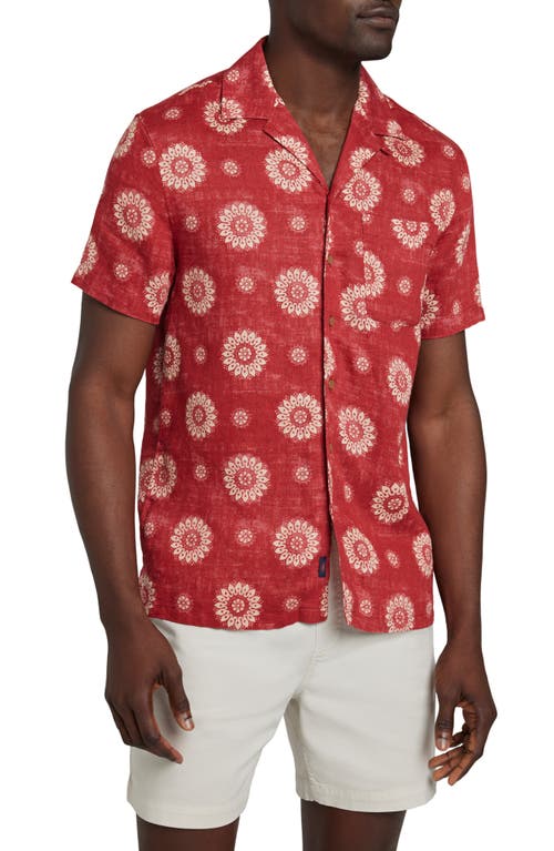 Faherty Hemp Blend Camp Shirt at Nordstrom,