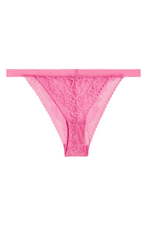 Shop Free People Reya Lace Bikini In Pink