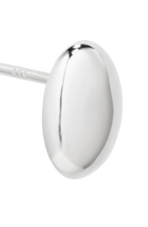 Lie Studio Lié Studio The Luna Stud Earrings In Silver