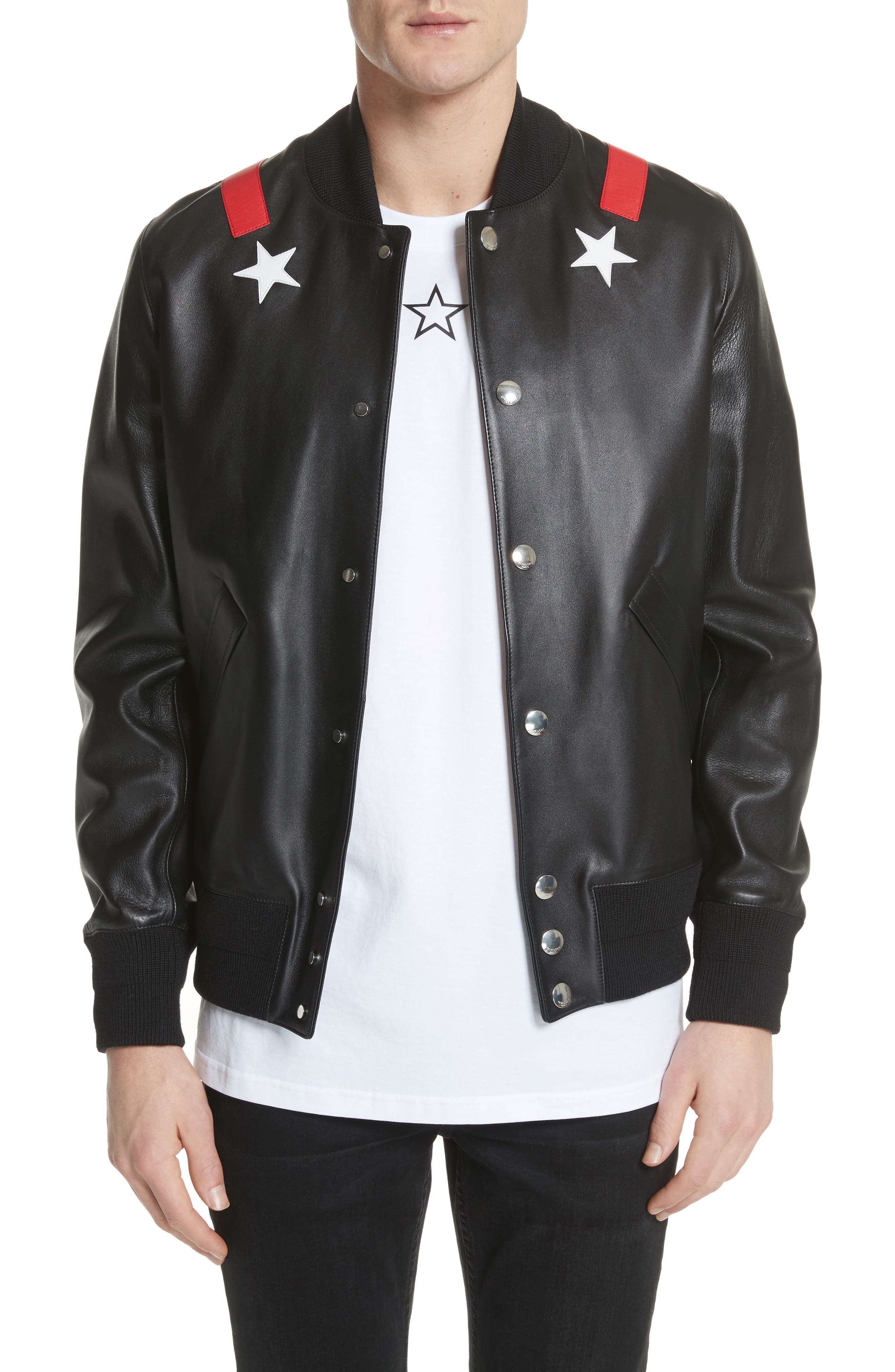 Givenchy Star Leather Jacket | Nordstrom