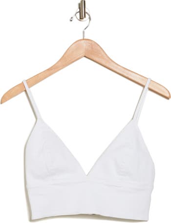 Alice and Olivia Carli Faux Leather Bralette Top
