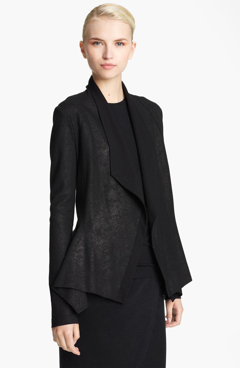 Donna Karan Collection Belted Jersey Jacket | Nordstrom