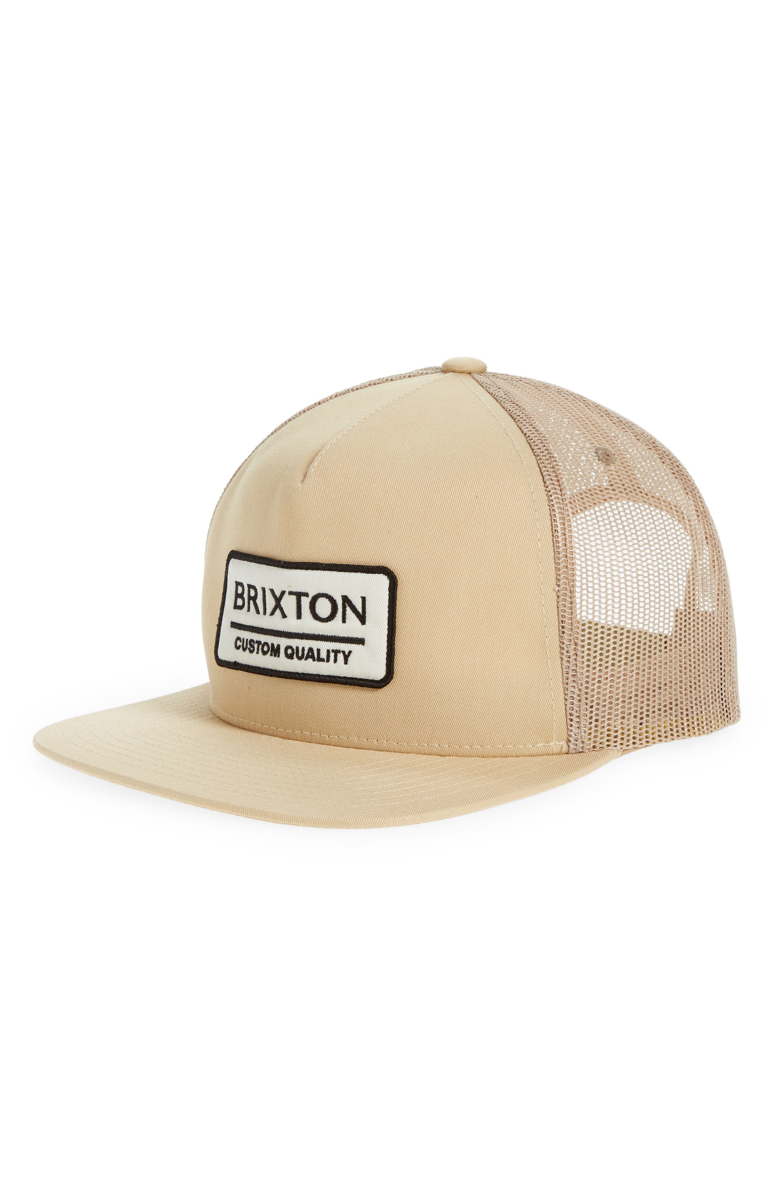 Brixton Palmer Mesh Snapback Hat In 
