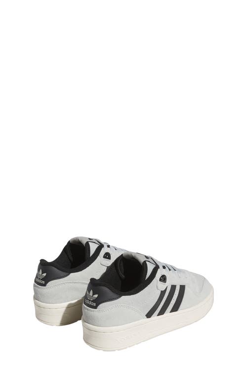 Shop Adidas Originals Adidas Kids' Rivalry Low Sneaker In Silver/black/off White