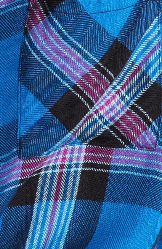 Rails Hunter Plaid Button-up Shirt In Cobalt Magenta