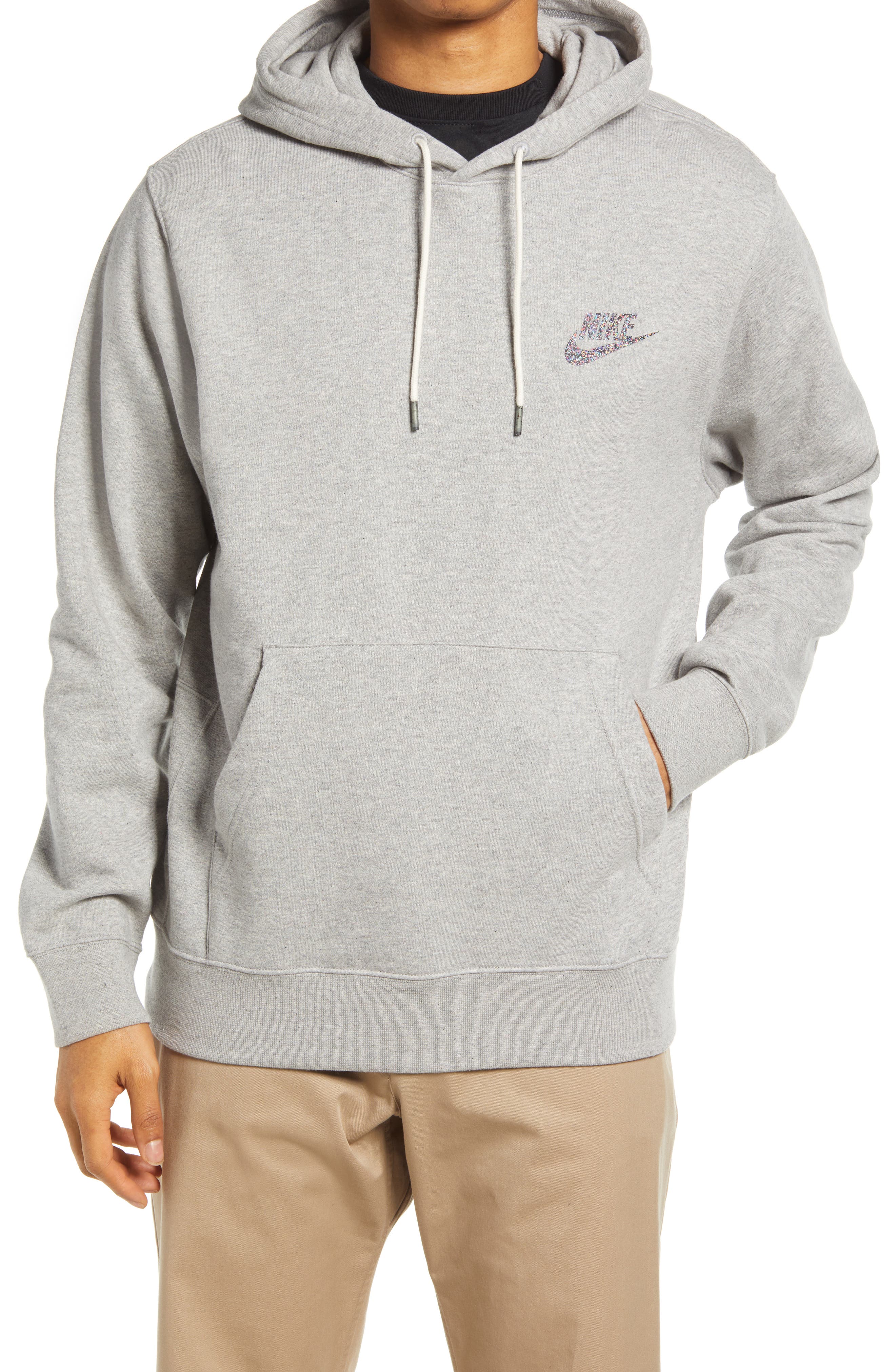 nike modern hoodie grey