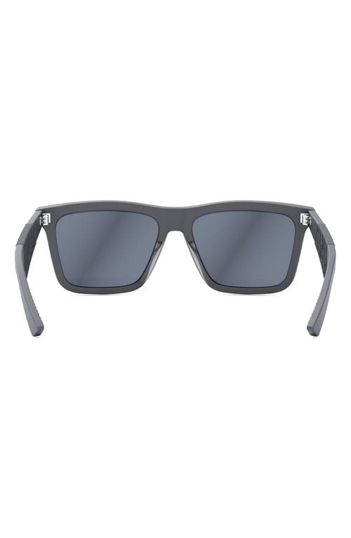 Shop Dior 'b27 S1i 56mm Rectangular Sunglasses In Grey/green Mirror
