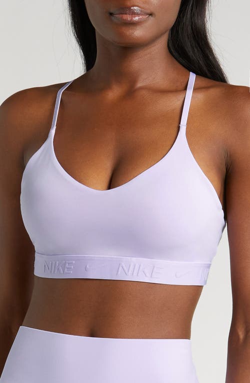 Dri-FIT Indy Light Support Sports Bra in Lilac Bloom/Lilac Bloom