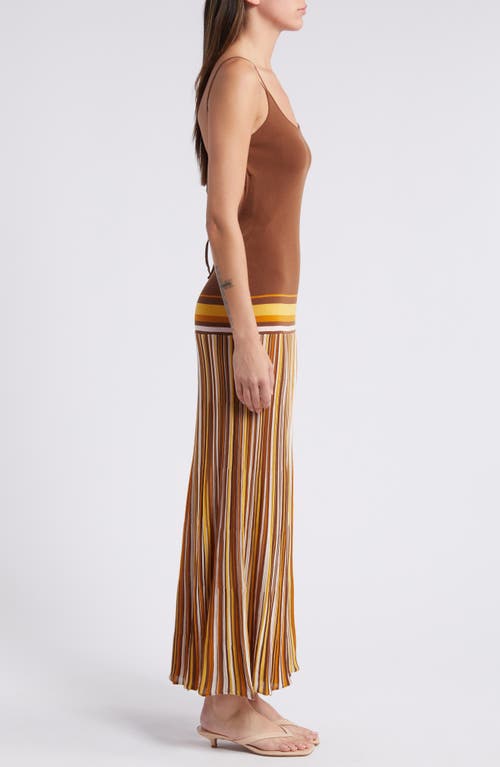 Shop Faithfull The Brand Citara Knit Maxi Dress In Cocoa