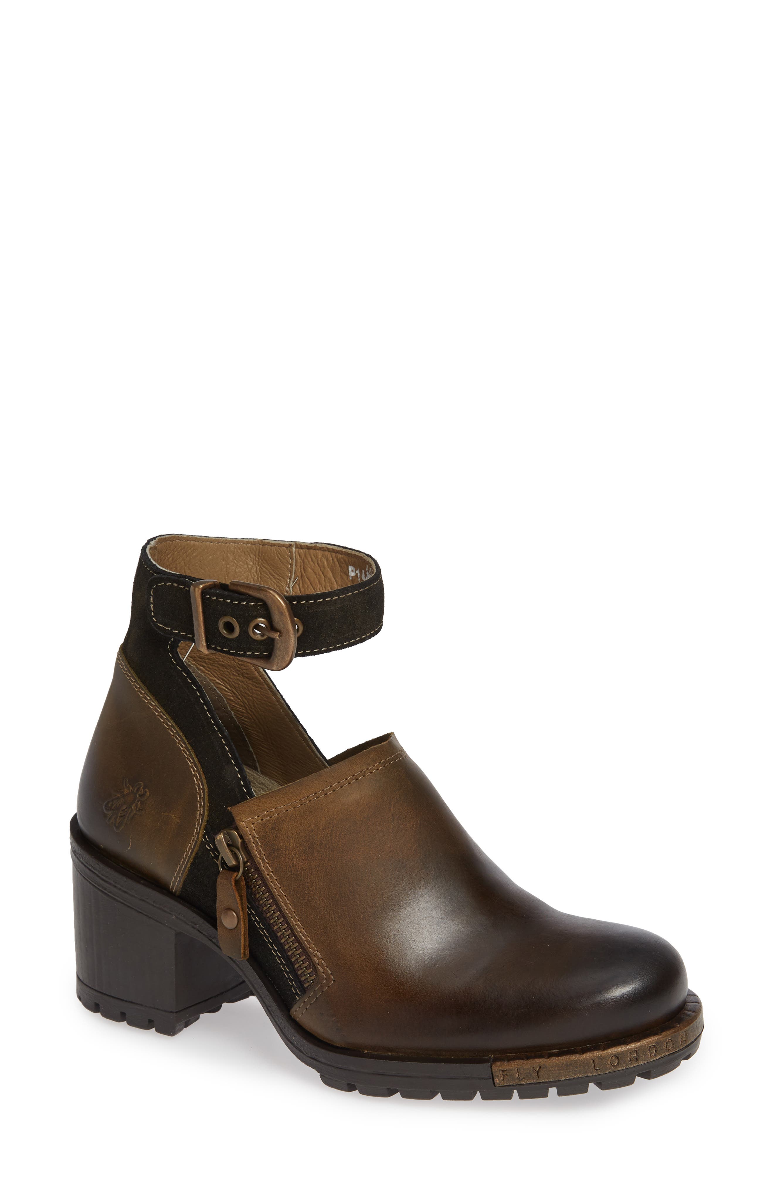 Fly London Lepu Platform Pump - Green