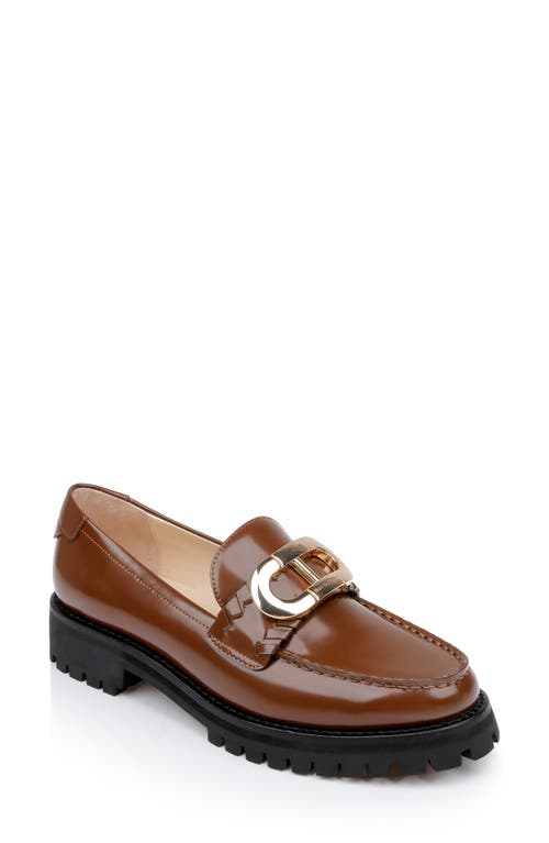 Shop Dee Ocleppo Osaka Platform Bit Loafer In Coco Leather