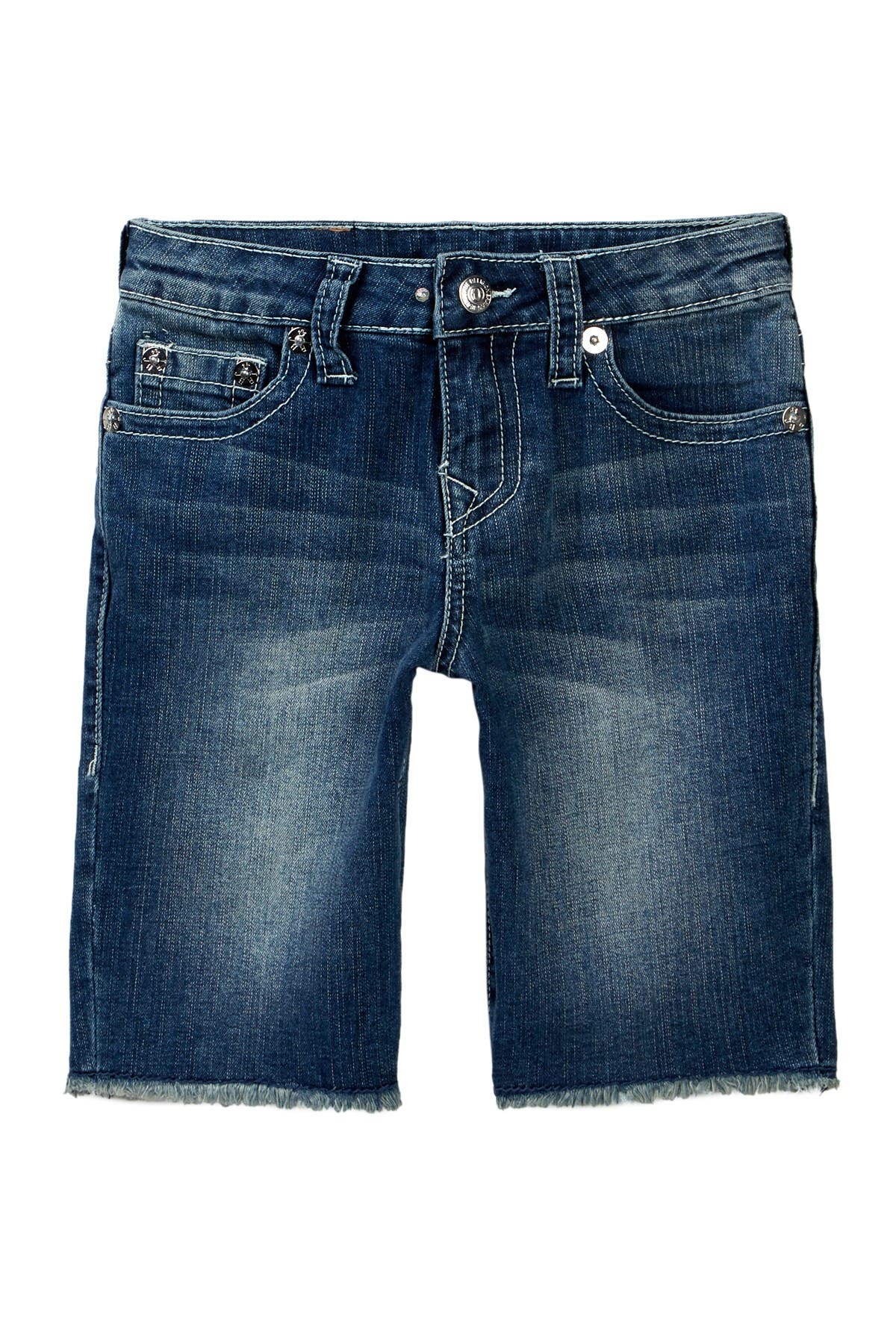 true religion overall shorts