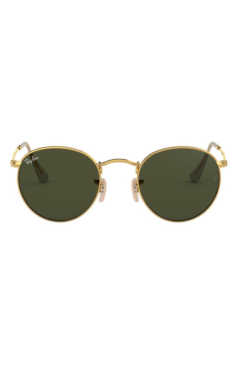 Ray-Ban Icons 50mm Round Metal Sunglasses | Nordstrom