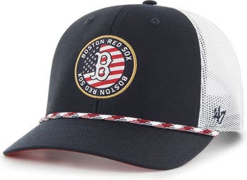 47 Men's '47 Navy Boston Red Sox Union Patch Trucker Adjustable Hat