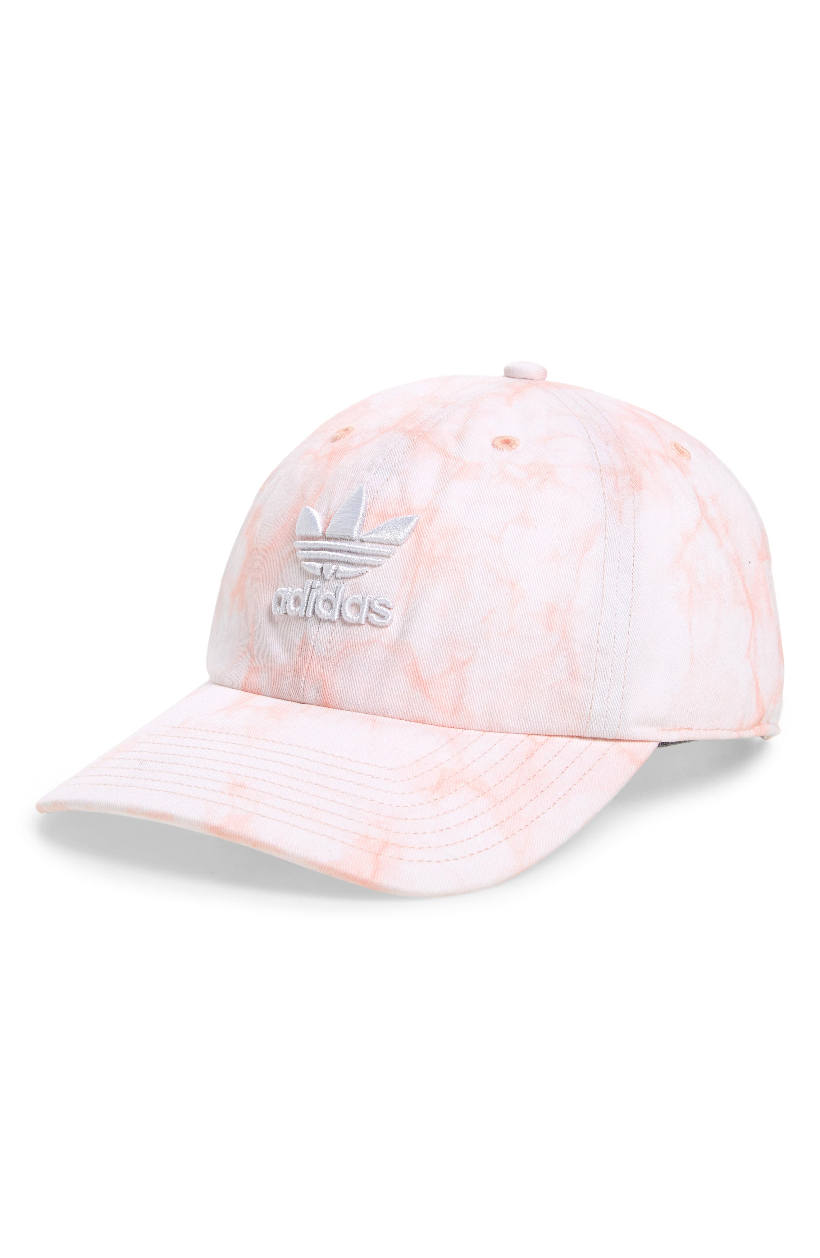 UPC 716106874406 product image for Women's Adidas Originals Relaxed Tie Dye Baseball Hat - Pink | upcitemdb.com