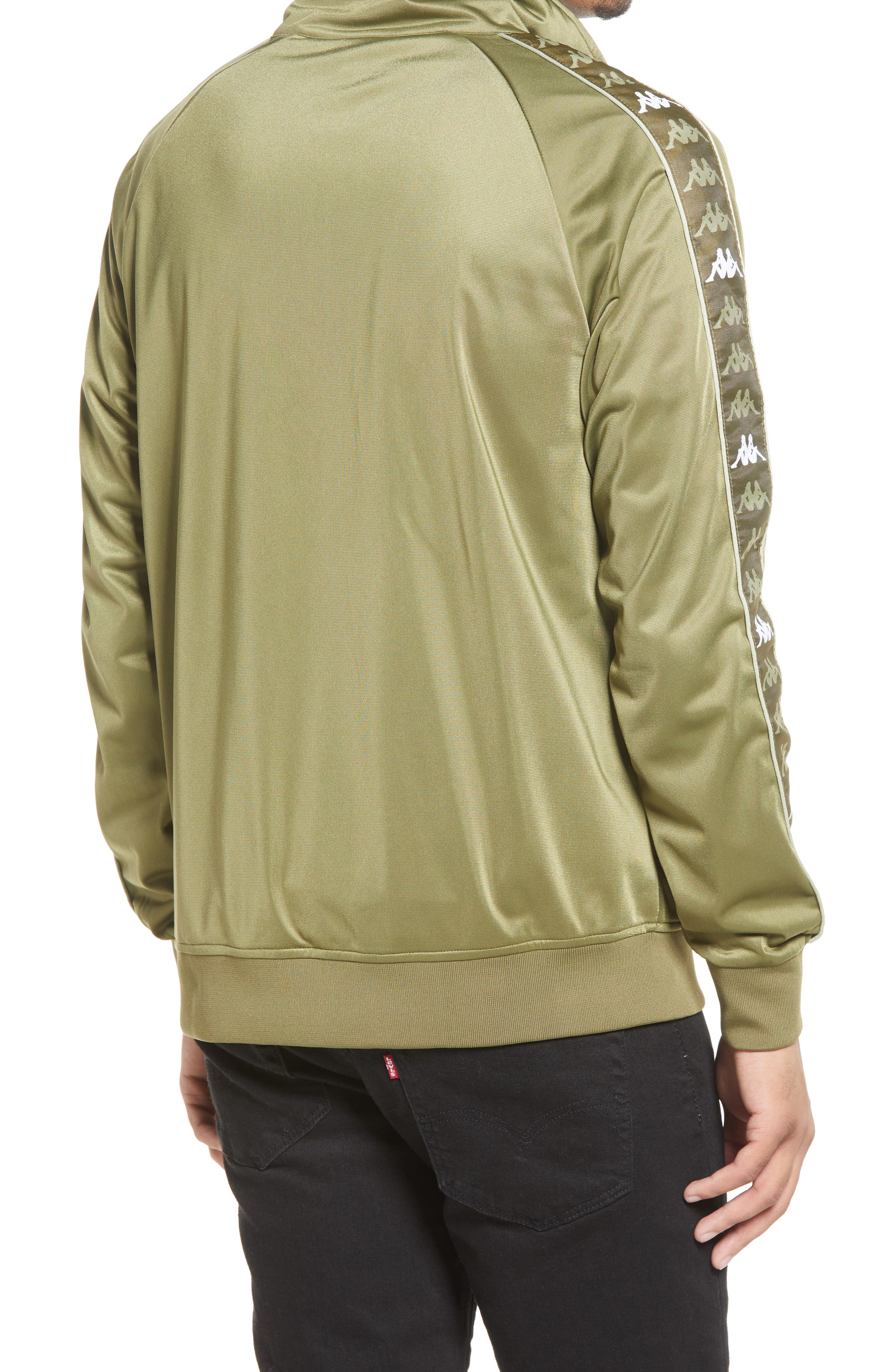 olive green track jacket