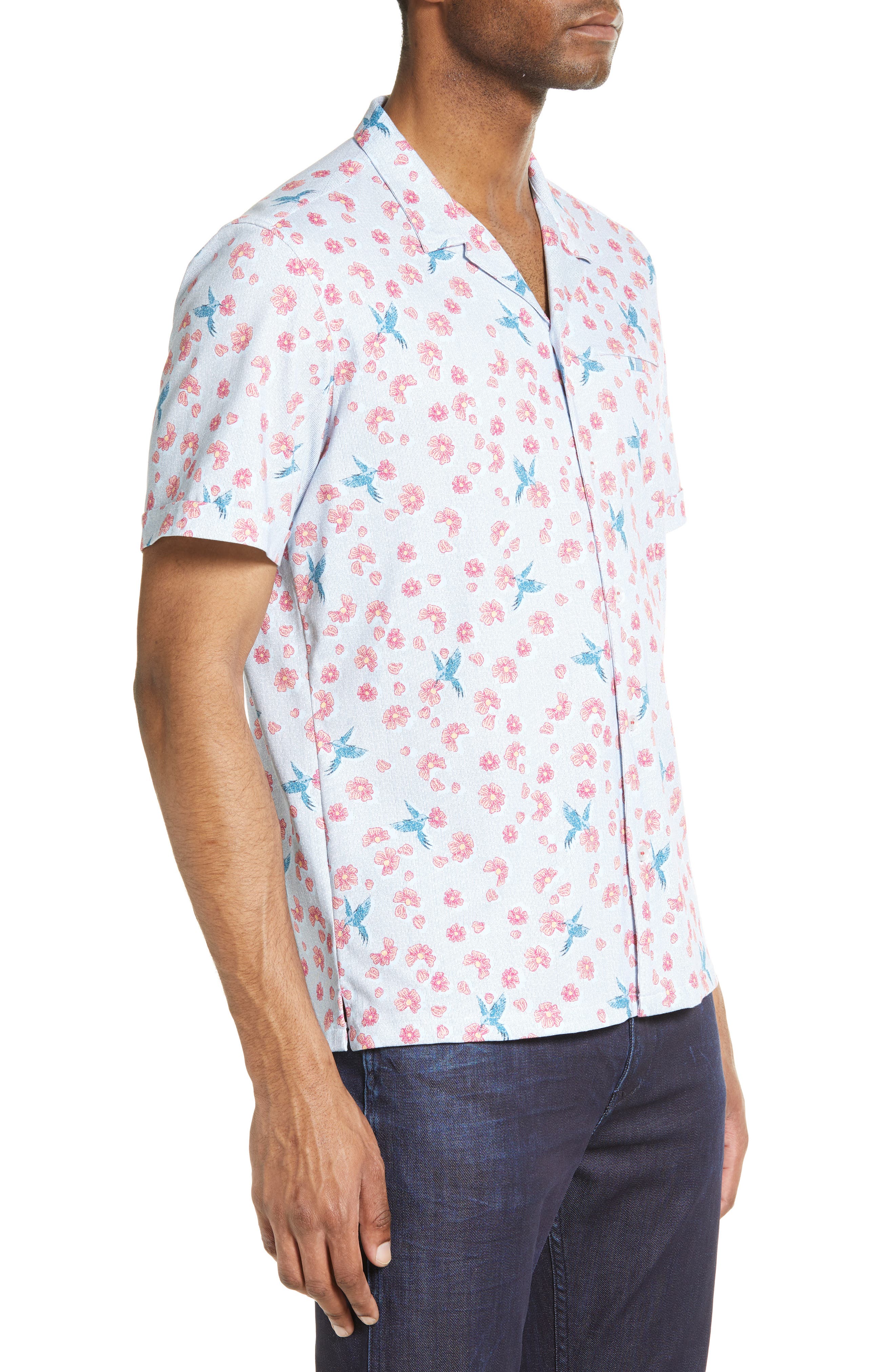 Stone Rose Floral Performance Short 