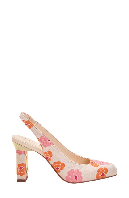 Shop Katy Perry The Hollow Heel Slingback Pump In Natural Multi