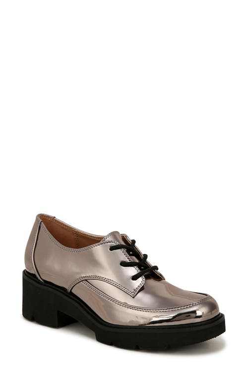 Naturalizer Darry Lace-Up Derby Pewter Faux Leather at Nordstrom,