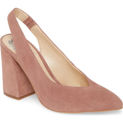 Vince Camuto Almista Pointy Toe Slingback Pump, Red