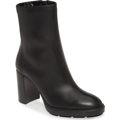 Aquatalia Ines Weatherproof Block Heel Bootie, Black