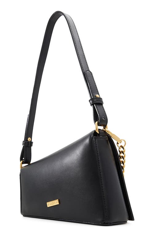 Shop Aldo Stassiae Faux Leather Shoulder Bag In Black