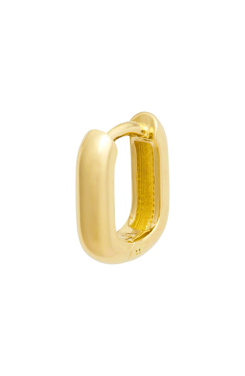 Zoë Chicco Small Thick Oval Single Huggie Hoop Earring | Nordstrom