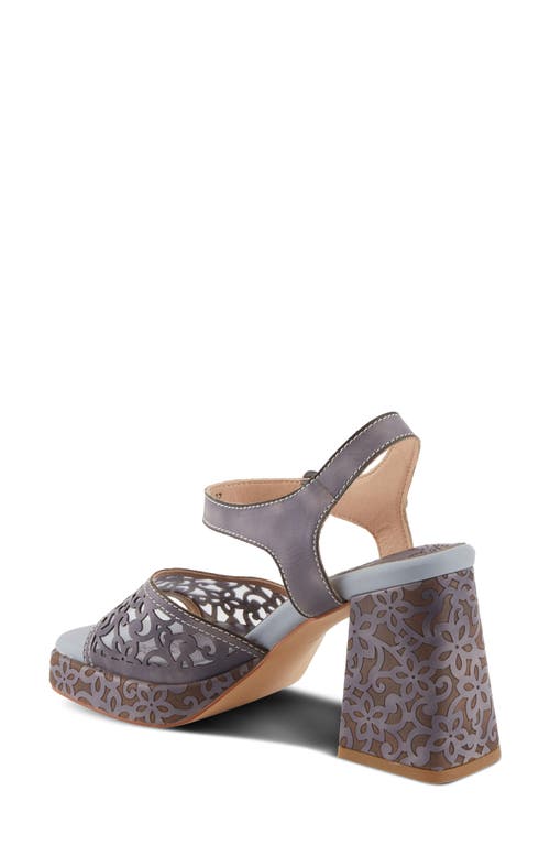 Shop L'artiste By Spring Step Savychic Square Toe Sandal In Grey