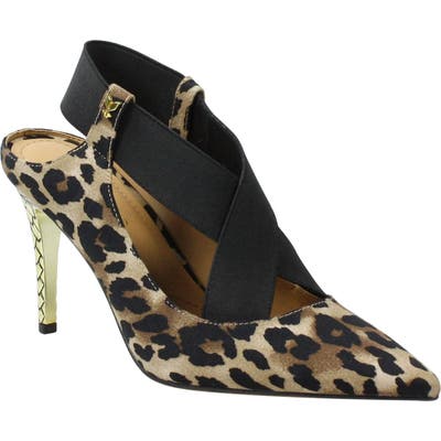 J. Renee Eliora Slingback Pointed Toe Pump B - Brown
