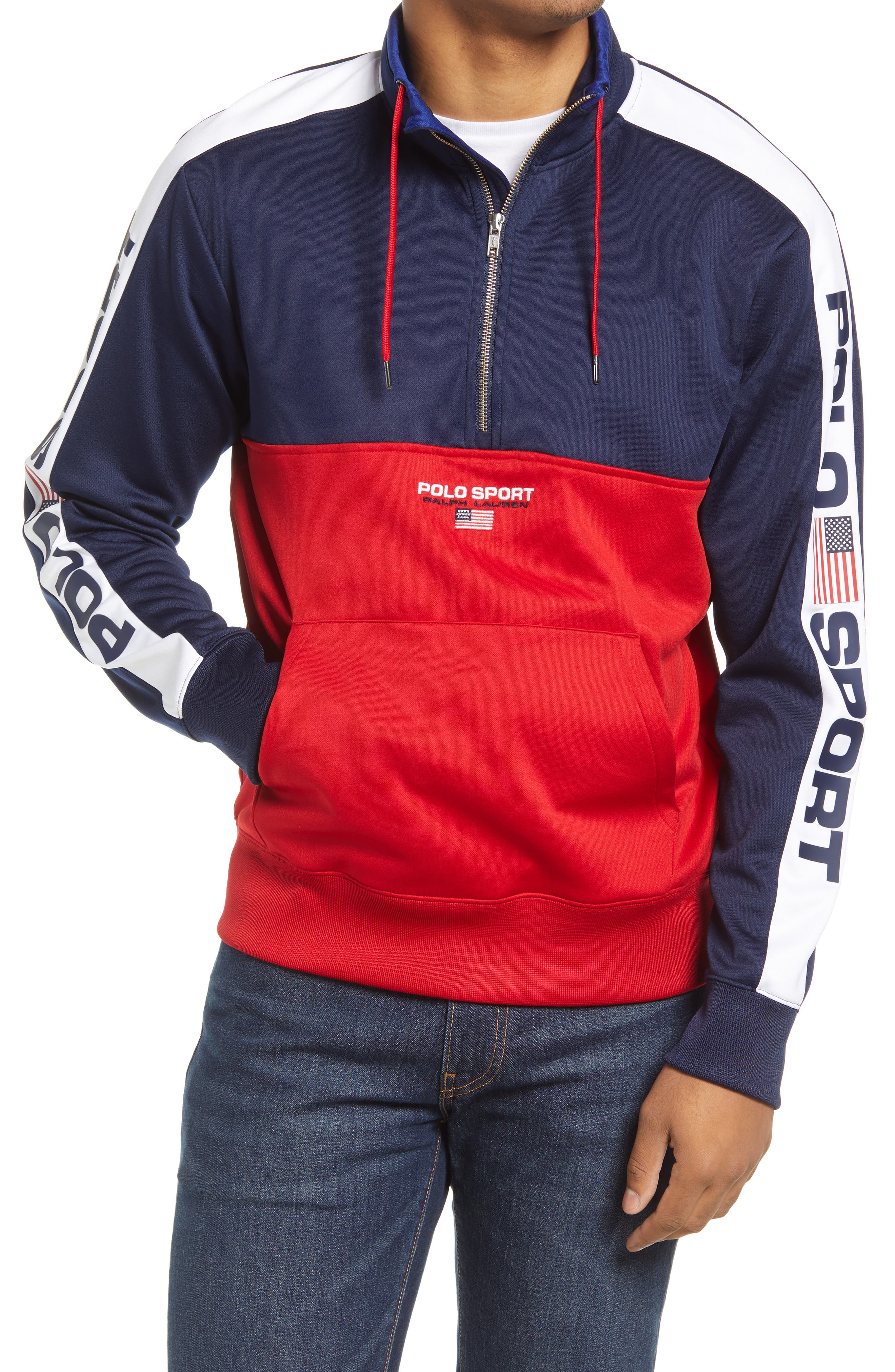 polo pullover jacket