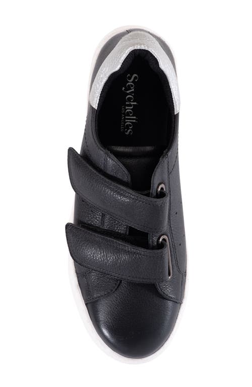 Seychelles Trading Places Platform Sneaker In Black Leather