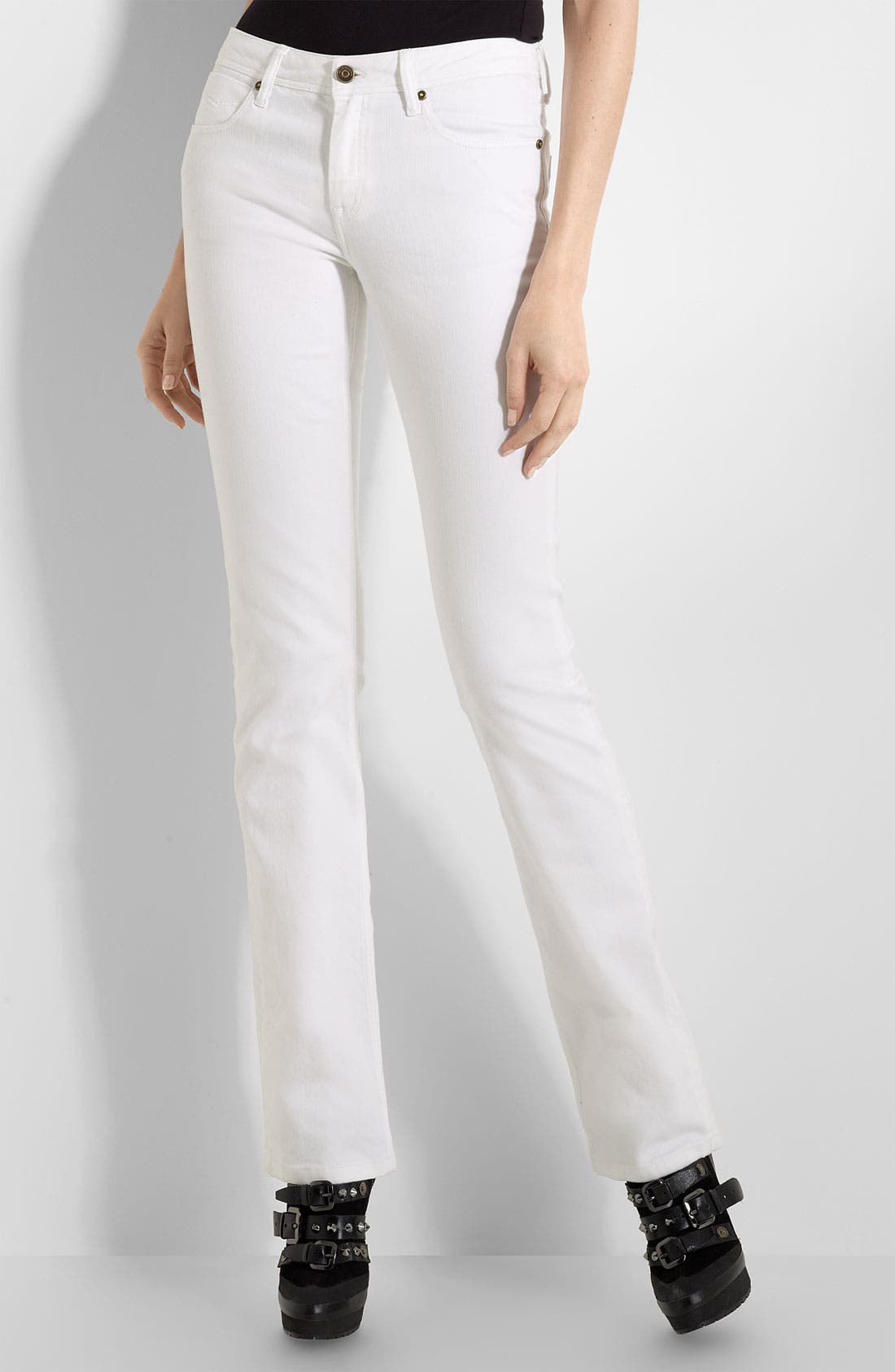 burberry jeans white