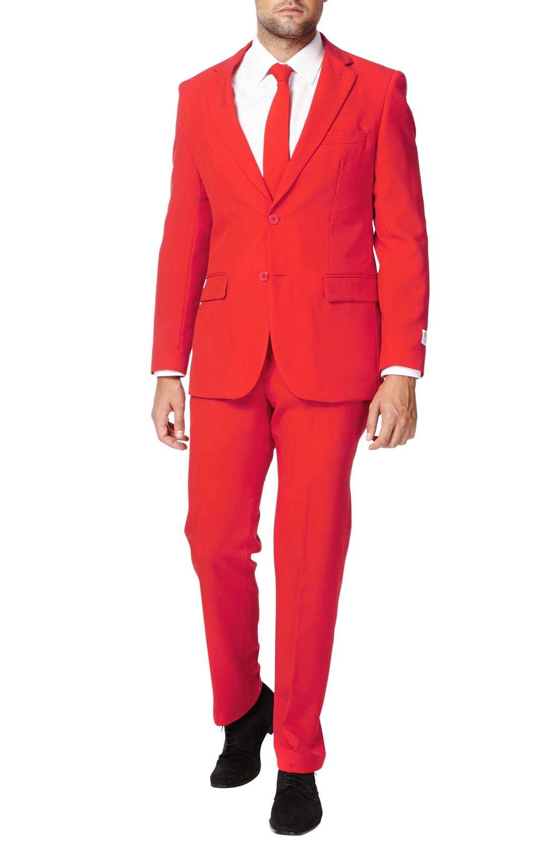 nordstrom red suit