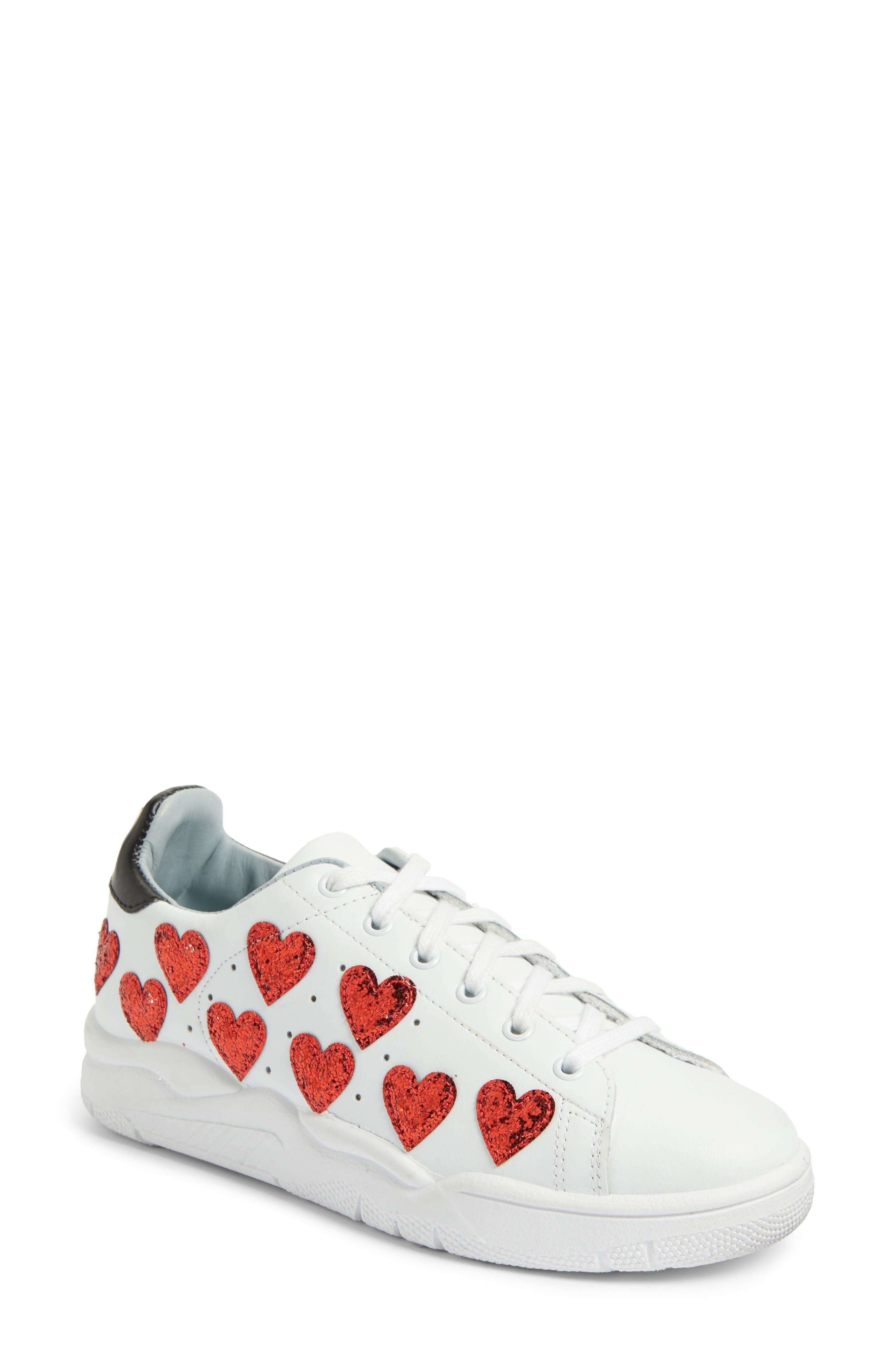 heart sneakers chiara ferragni