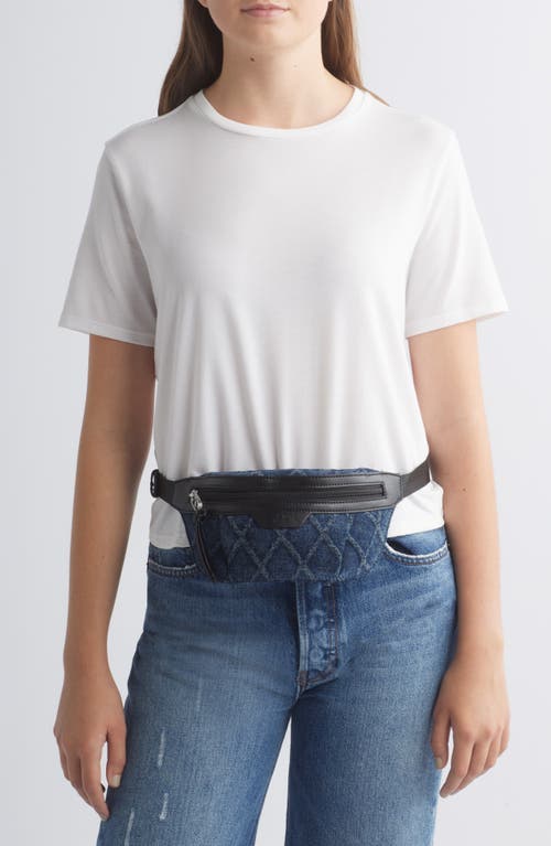 Shop Rag & Bone Mini Commuter Denim Belt Bag In Karina Denim