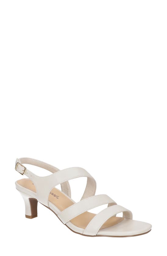 Shop Easy Street Como Strappy Sandal In Bone