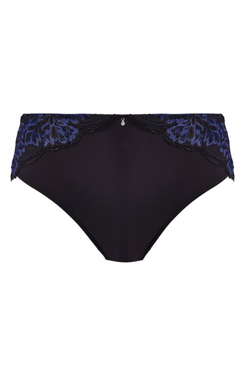 Shop Fantasie Emmaline Lace Full Briefs In Midnight