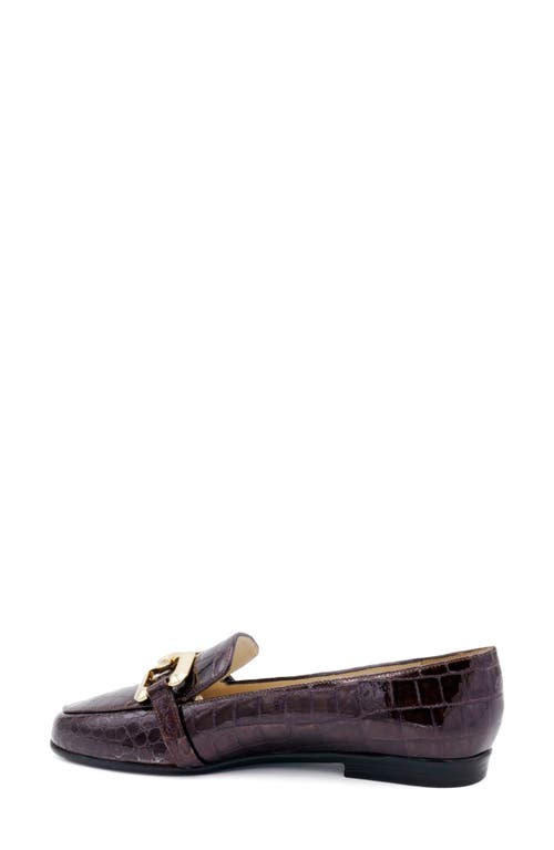 Shop Amalfi By Rangoni Olimpo Bit Loafer In Wind Wine Caimano Print