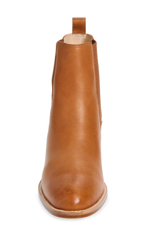 Frankie4 Nina Pointed Toe Chelsea Boot In Camel Leopard Print