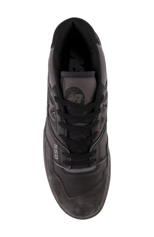 Shop New Balance 550 Basketball Sneaker In Black/gum