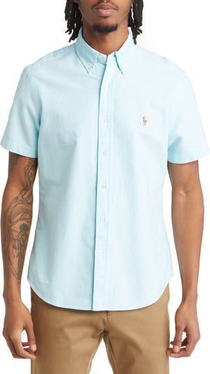 Please balance Admission Polo Ralph Lauren Classic Fit Short Sleeve Button-Down Oxford Shirt |  Nordstrom
